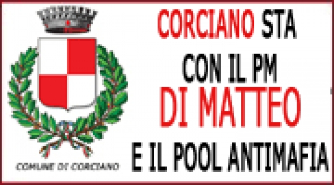 Corciano sta con il PM Di Matteo